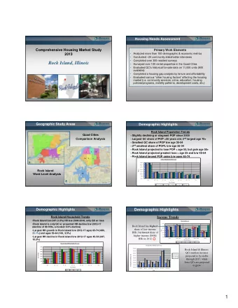 Rock Island, Illinois  Surveyed over 120 rental properties in the Quad Cities    Evaluated
