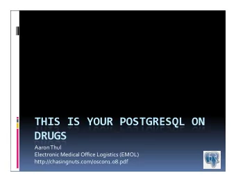 AaronThul  ElectronicMedicalOfficeLogistics(EMOL)