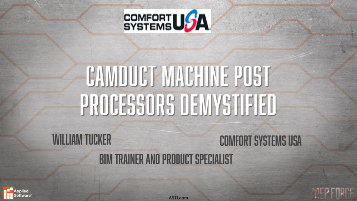 with camduct when you get a new machine it can be a hassle