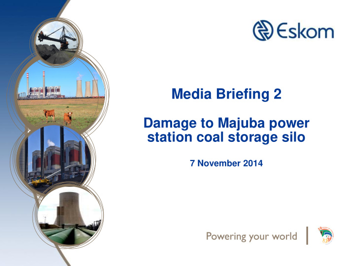 media briefing 2 damage to majuba power station coal