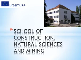 *  *  *  * * School has 11 education programmes * Four year schooling programmes: 1. Grammar school