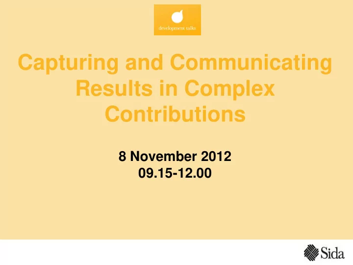 results in complex