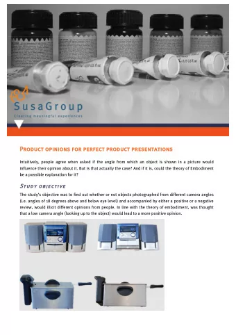 ns  Intuitively, people agree when asked if the angle from which an object is shown in a picture