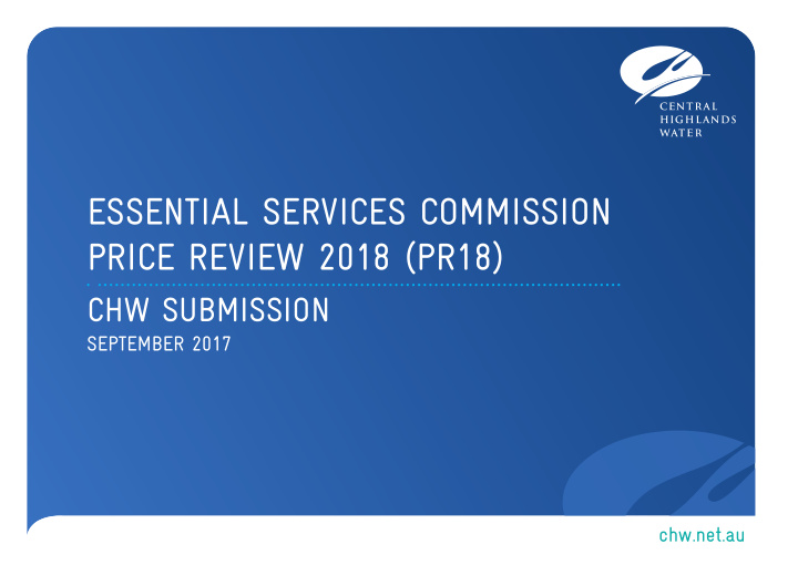 essential services commission price review 2018 pr18