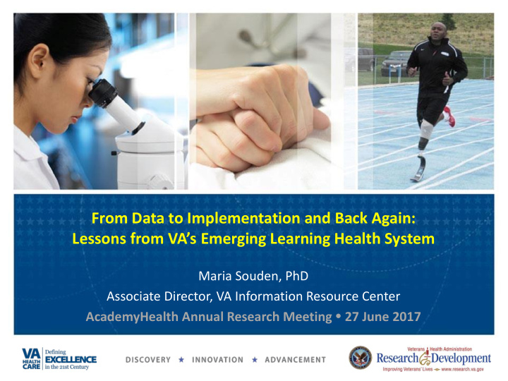 from data to implementation and back again lessons from