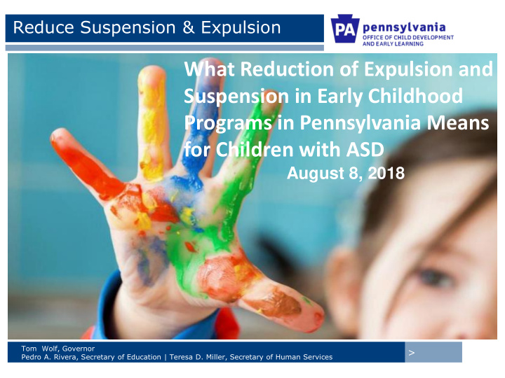 suspension in early childhood