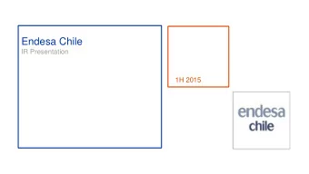 Endesa Chile  IR Presentation  1H 2015  Organization structure  ITALY  Committed Shareholders  61%