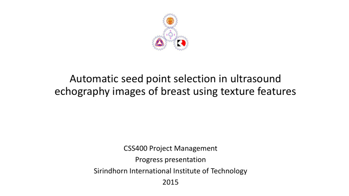 automatic seed point selection in ultrasound echography