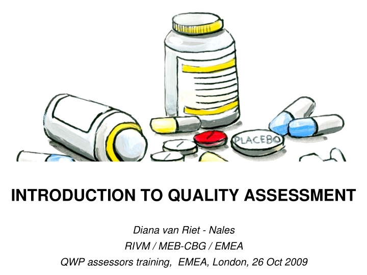 introduction to quality assessment