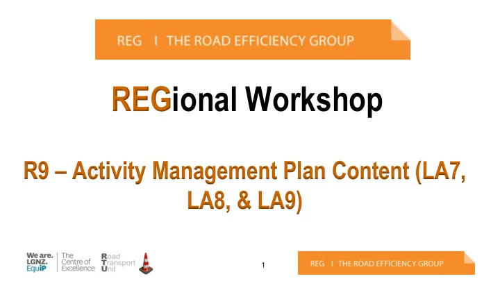 regional workshop