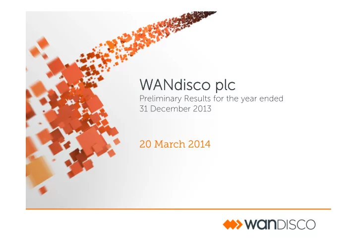 wandisco plc