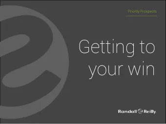 Getting to  your win  B2B Buyers Journey  70%  Of decision-making  process occurs before  B2B