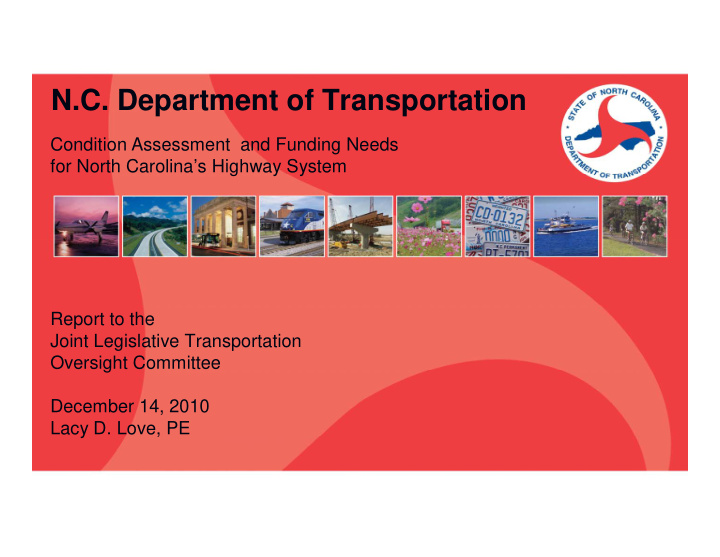 n c department of transportation