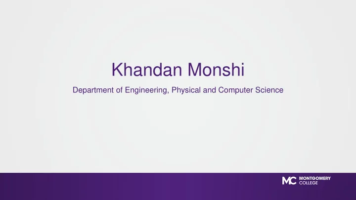 khandan monshi