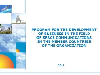 IN THE MEMBER COUNTRIES  OF THE ORGANIZATION  2019   2014  PURPOSE OF