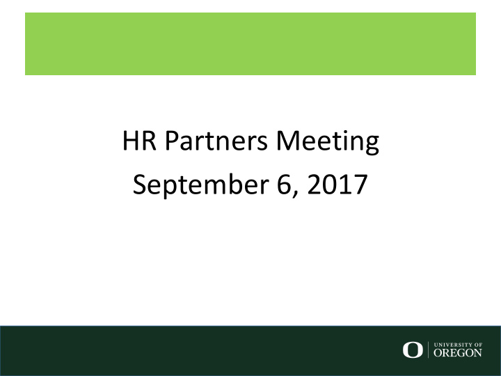 hr partners meeting september 6 2017