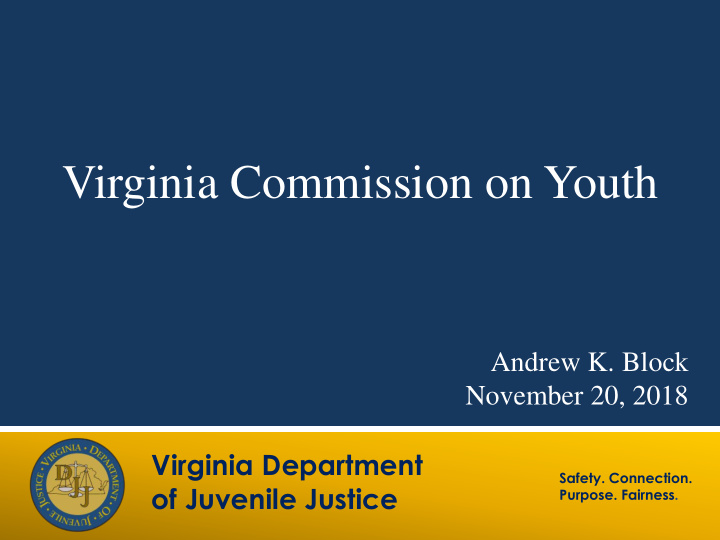 virginia commission on youth