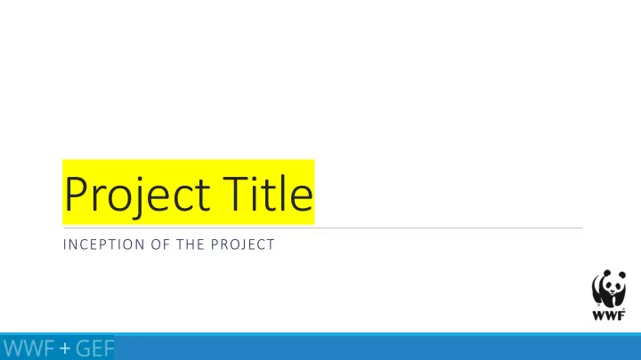 project title