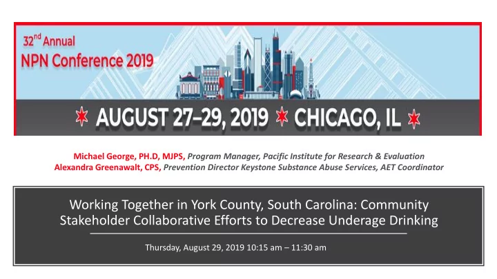 stakeholder collaborative efforts to decrease underage