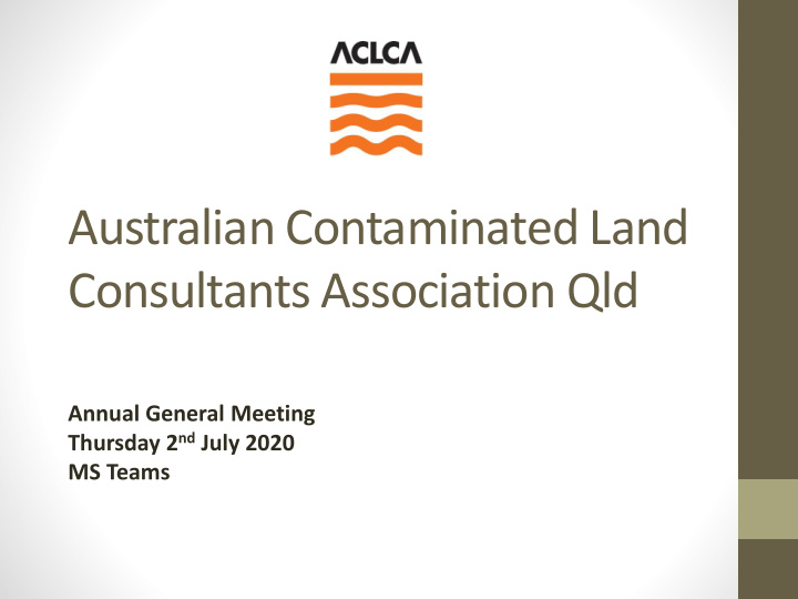 australian contaminated land