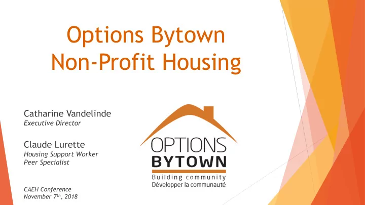 non profit housing