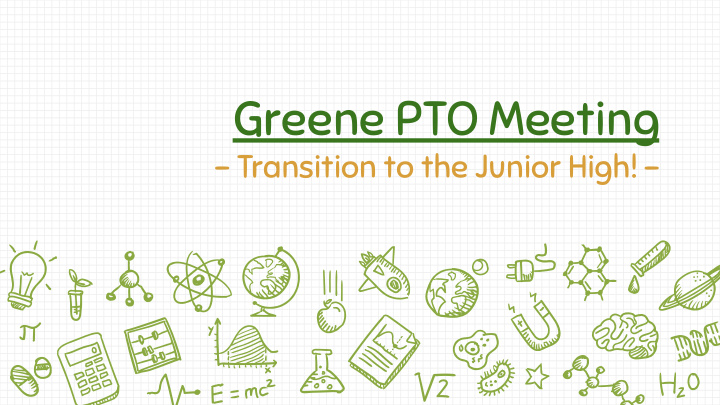 greene pto meeting