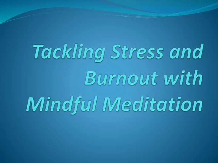 mindful meditation