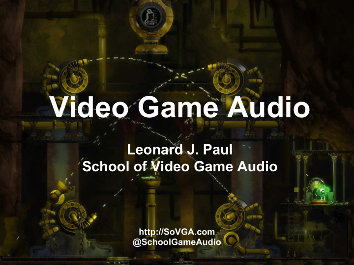 video game audio