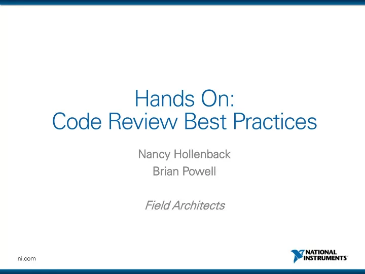 hands on