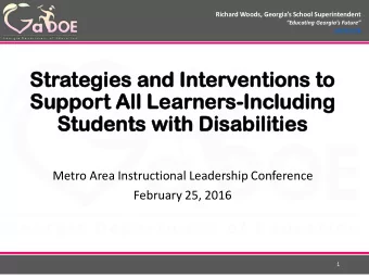 Su  Supp  ppor  ort  t All  ll Le  Learne  rners-Inc  Including  luding  St  Stud  udents  ents wit