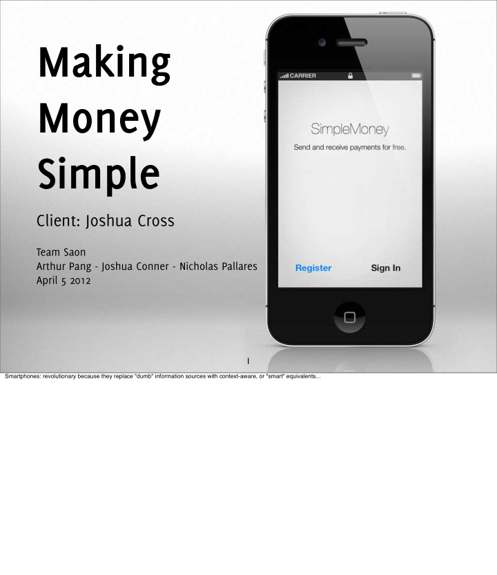 making money simple