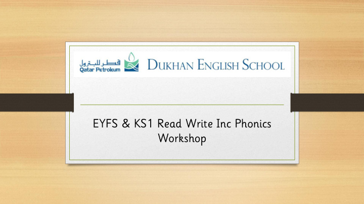 eyfs ks1 read write inc phonics workshop what is phonics