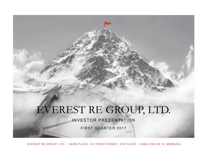 everest re group ltd