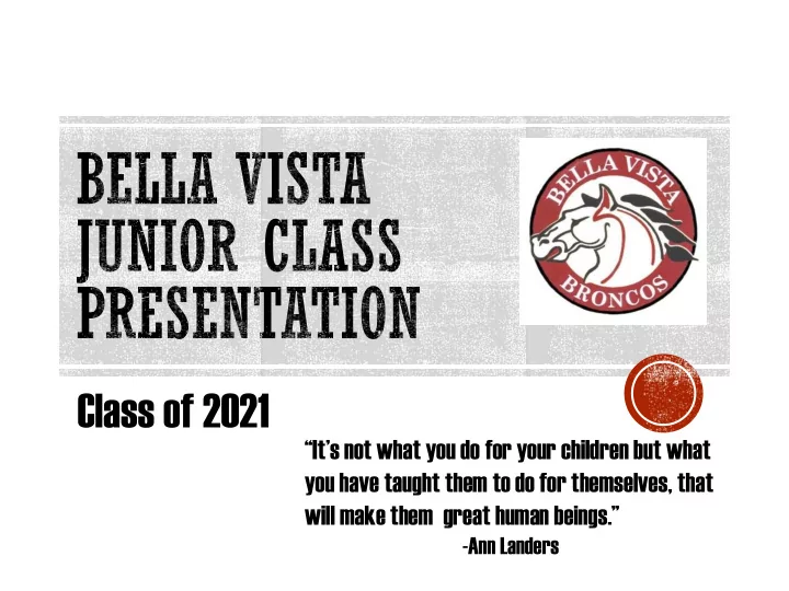 class of 2021