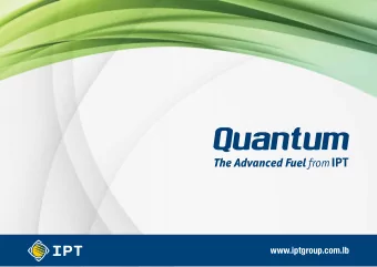 The Advanced Fuel from  www.iptgroup.com.lb  WHAT IS QUANTUM? The Advanced Fuel from  Base Fuel 95
