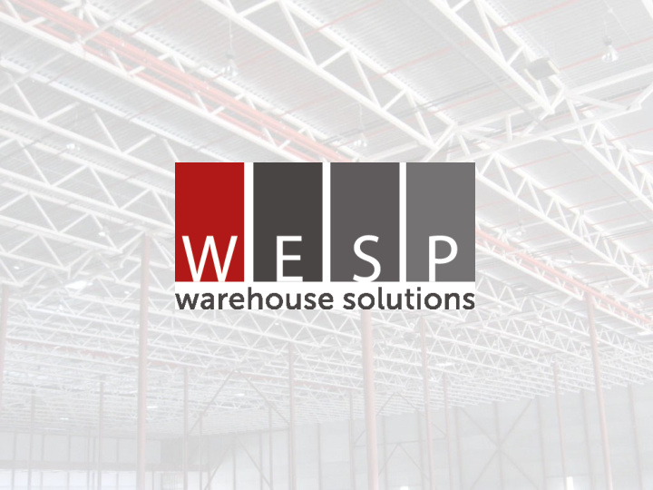 wesp warehouse efficient solution projects company