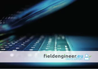 Who are we?  ITs that simple  FieldEngineer.EU provides services on different  We boost