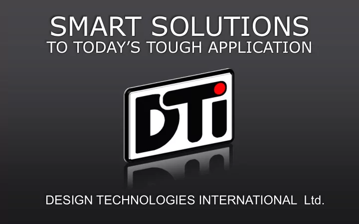 smart solutions