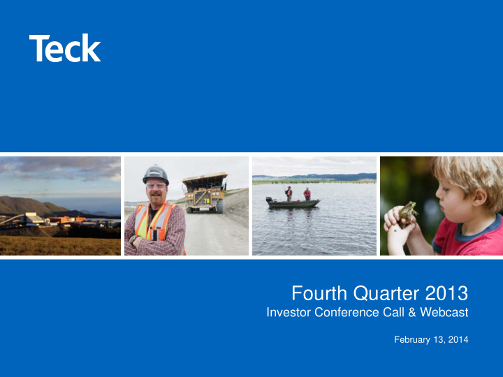 fourth quarter 2013