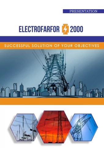 PRESENTATION  Busb a r suppo rts with po rc e la in a nd po lyme r insula tio n a re  inte nd e d