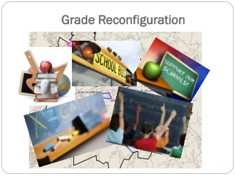 Gra  rade R  de Rec  econfigu  gurati  tion  Curricular Implications Related to K-6