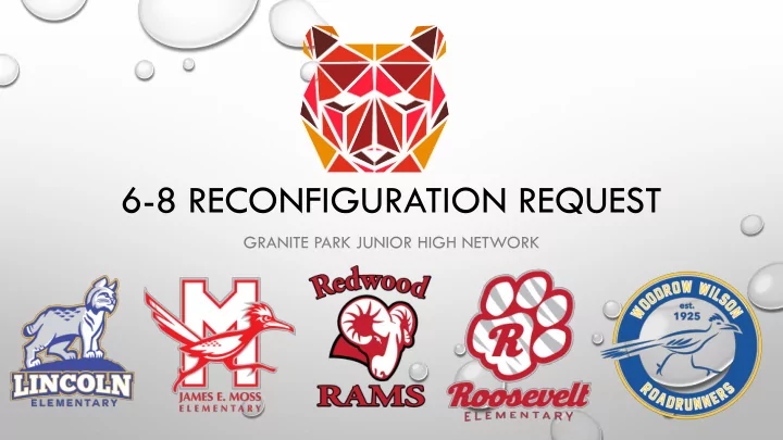 6 8 reconfiguration request