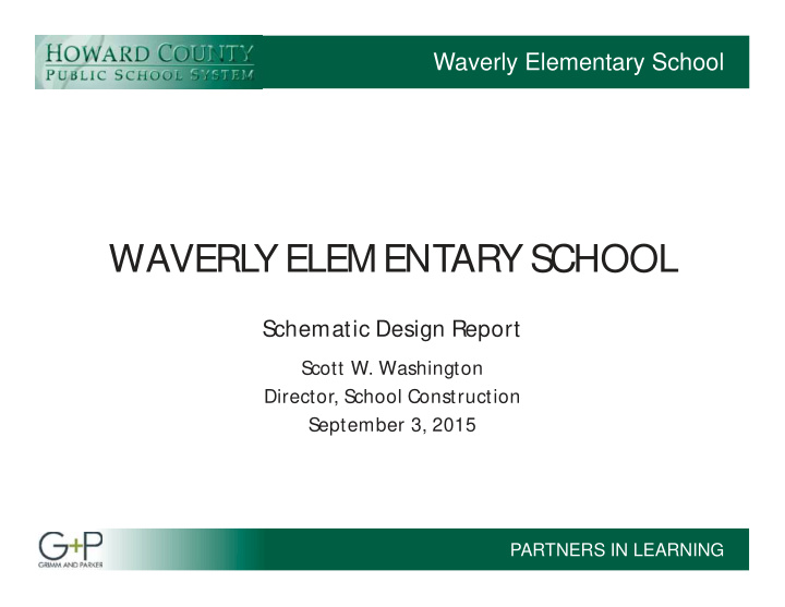waverl y elementary school