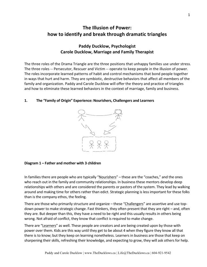 the illusion of power how to identify and break through