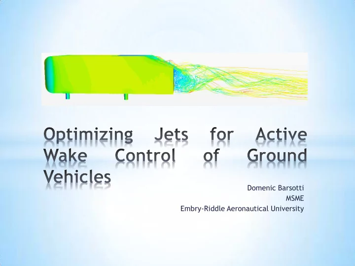 domenic barsotti msme embry riddle aeronautical university
