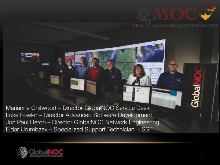 marianne chitwood director globalnoc service desk luke