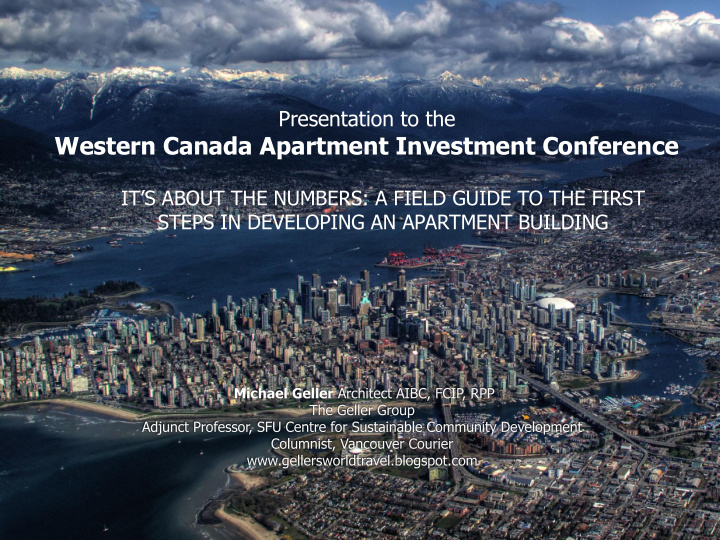 western canada apartment investment conference