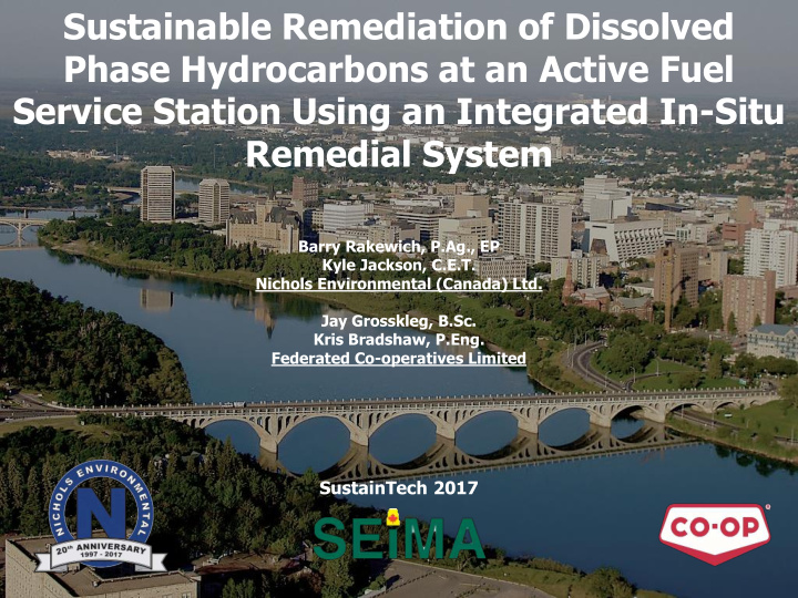 sustainable remediation of dissolved