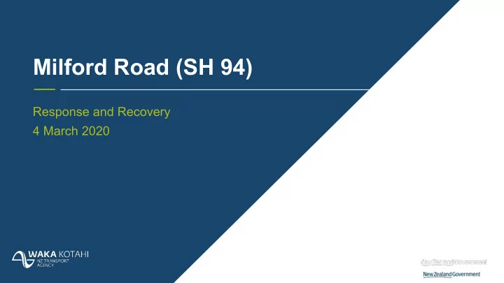 milford road sh 94