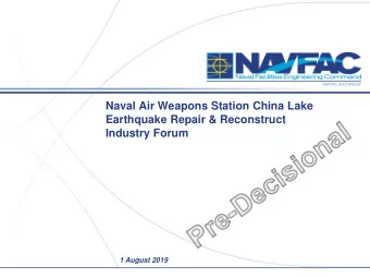 Industry Forum  1 August 2019  Overview  Current Situation  Problem/Issue Statement  4 Jul 19: